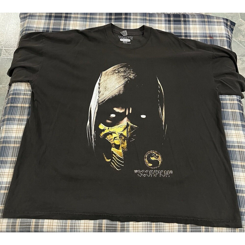 Mortal Kombat Scorpion Vante Tees AOP Shirt Size XXXL 3XL Marvel